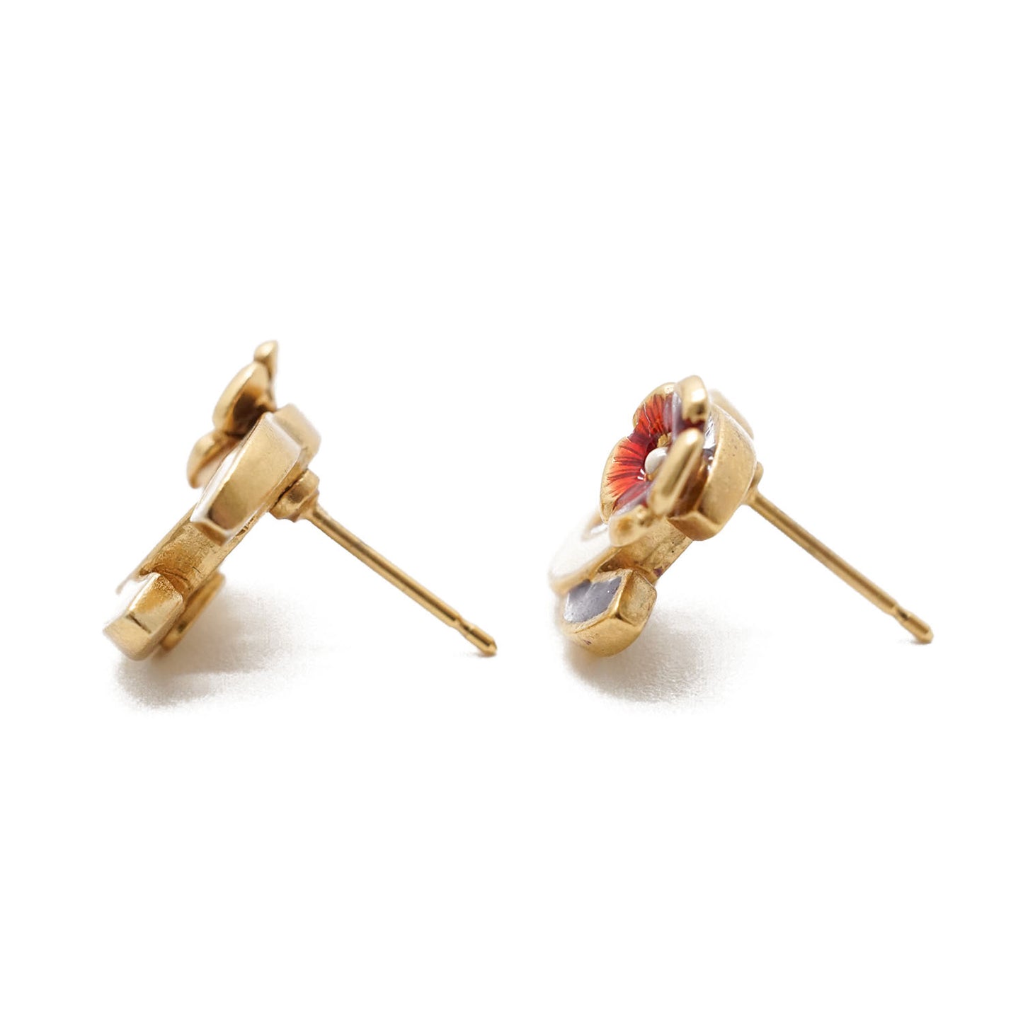 CC Logo Camellia Earrings GP