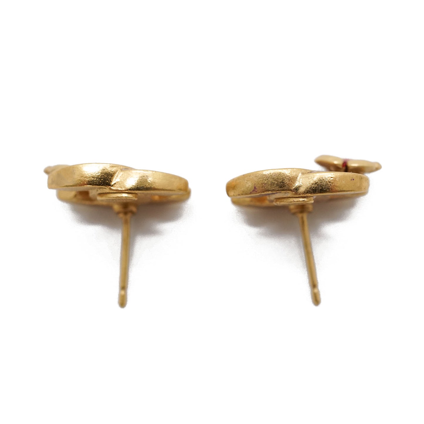 CC Logo Camellia Earrings GP