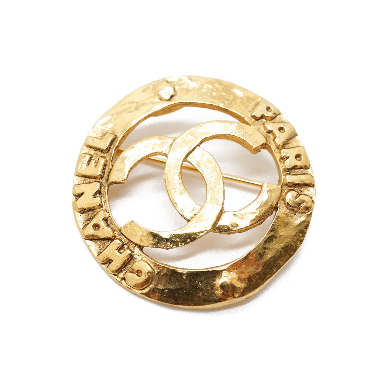 Cut-out CC Chanel Paris Brooch GP