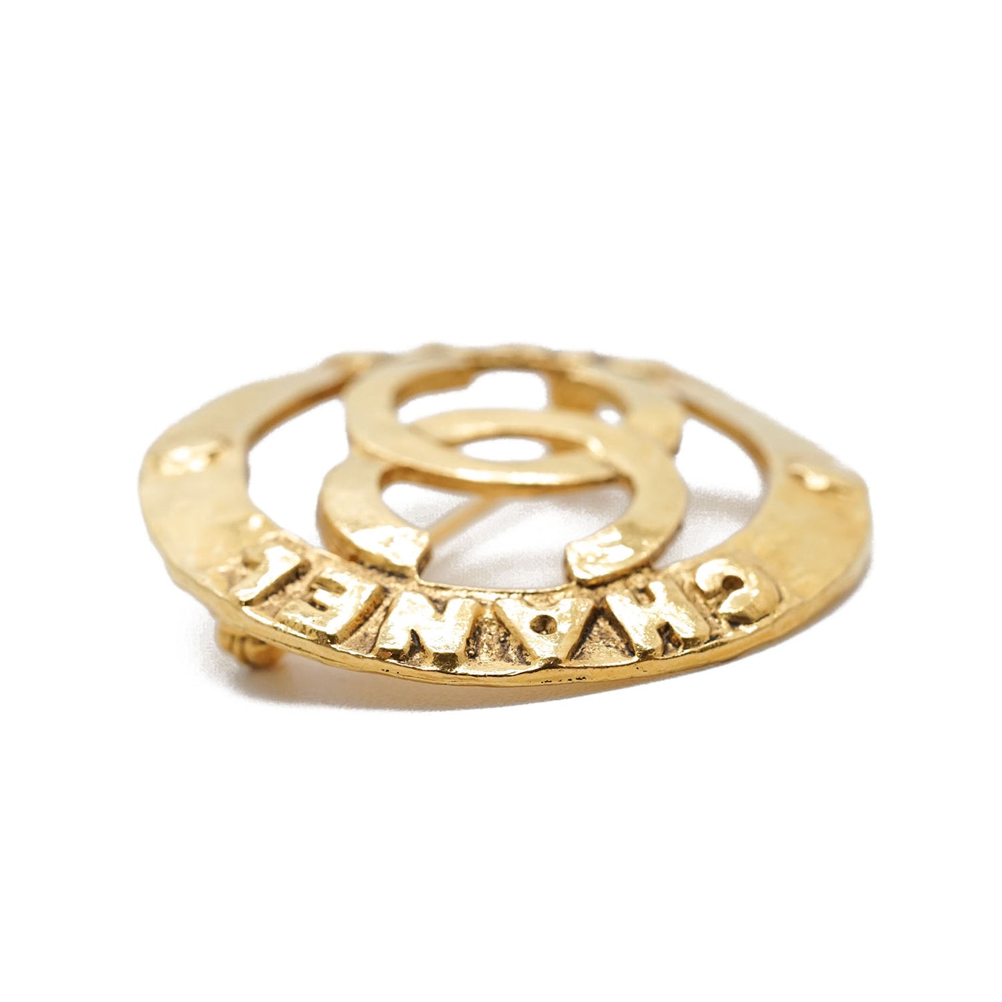 Cut-out CC Chanel Paris Brooch GP