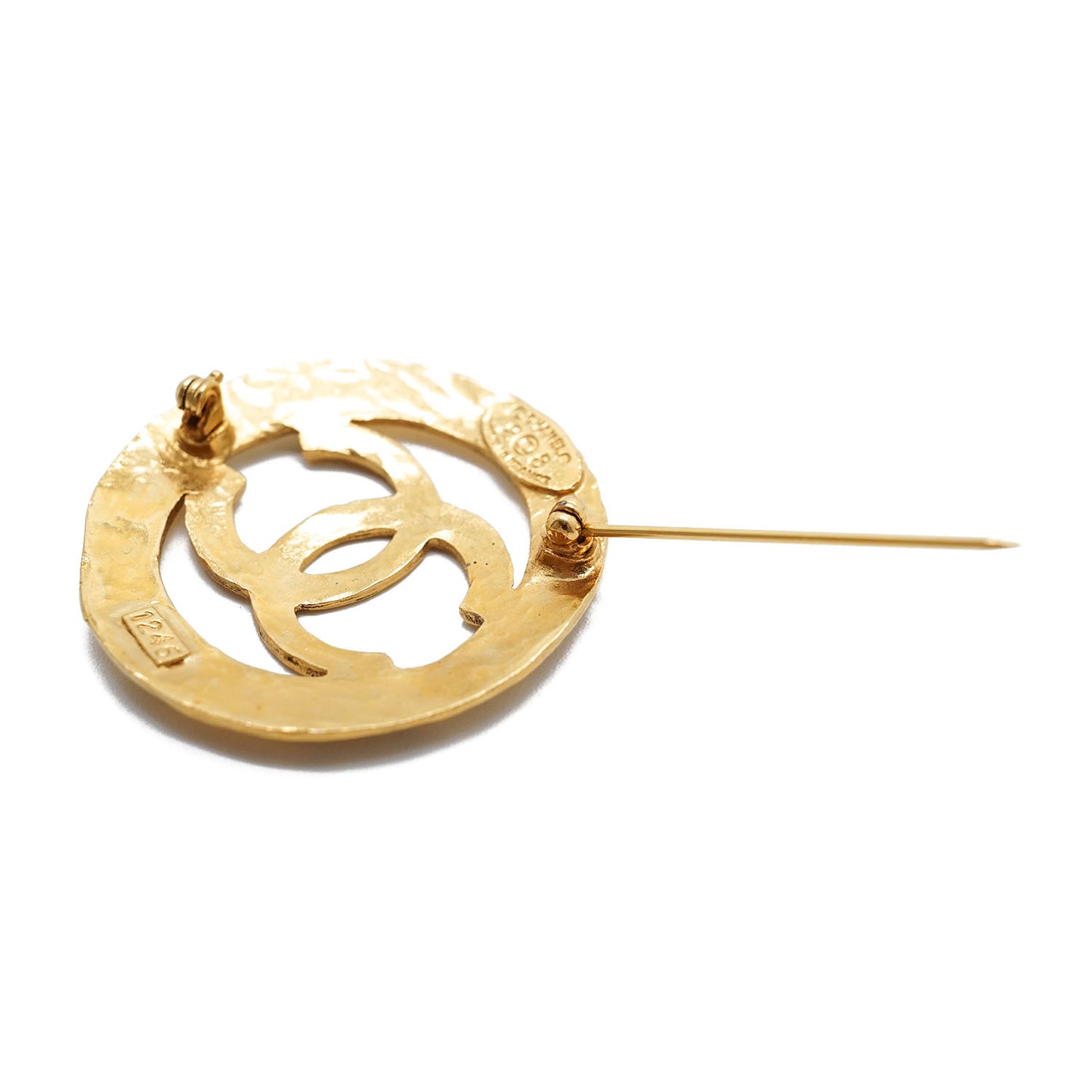 Cut-out CC Chanel Paris Brooch GP