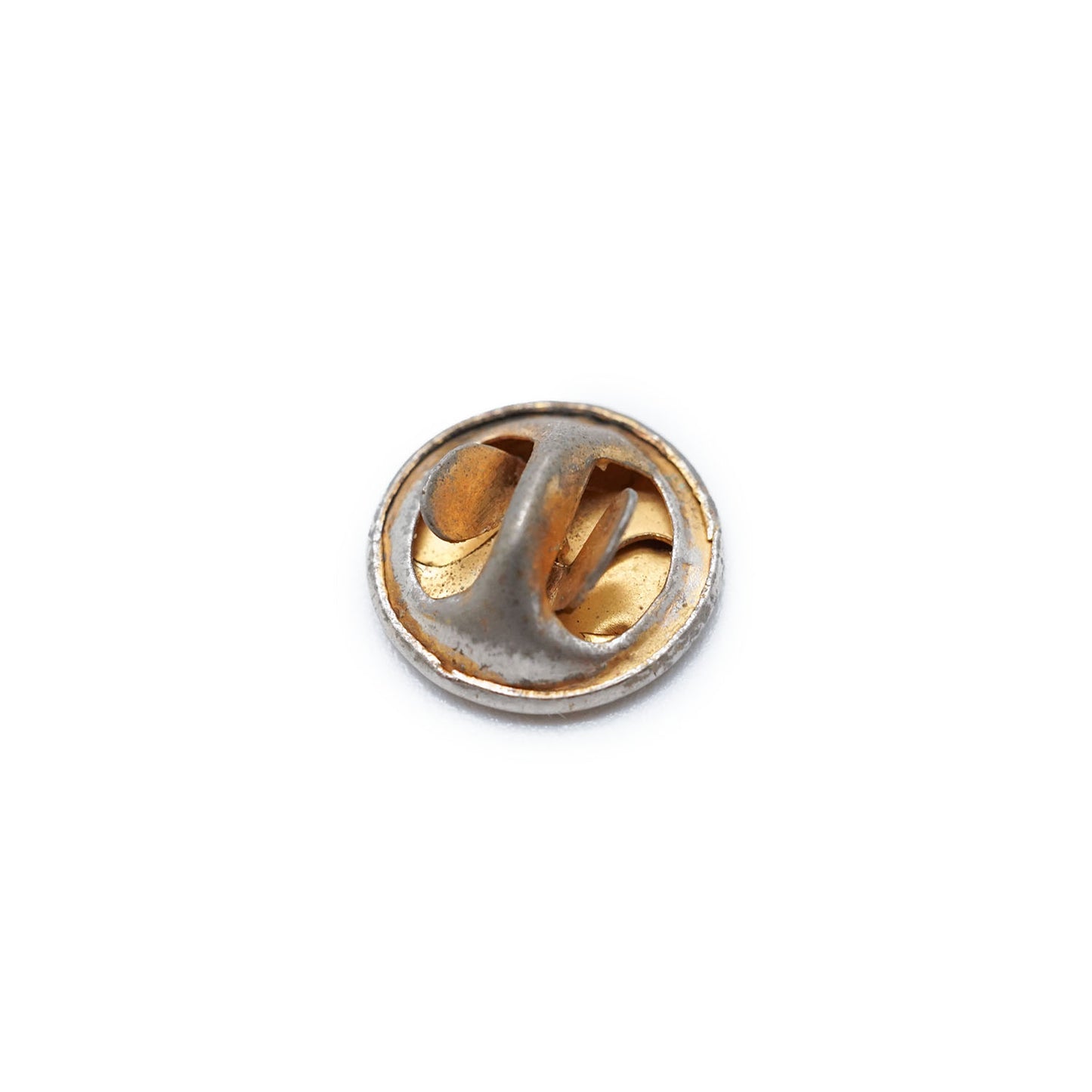 Vintage Lucite Dome CC Pin Brooch