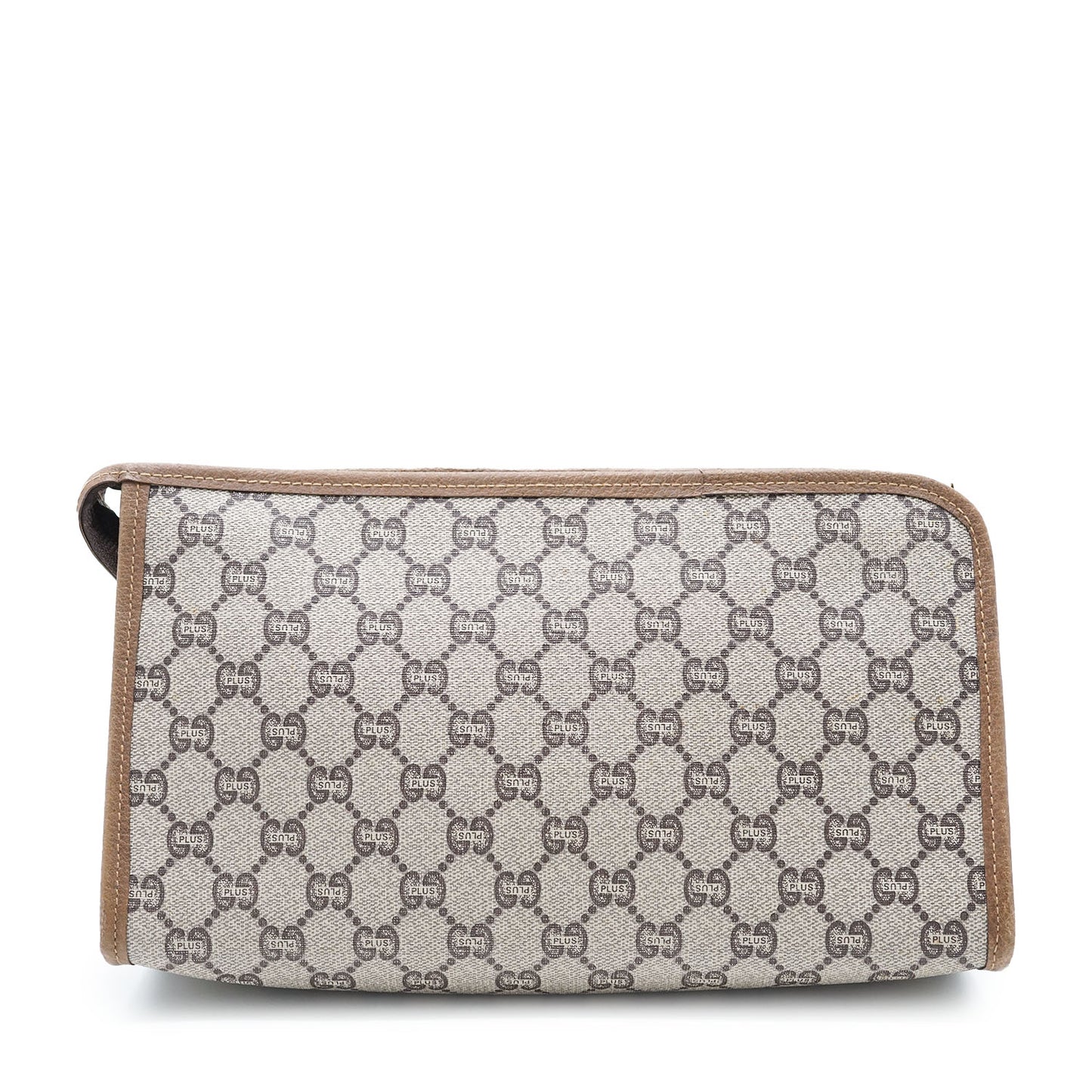 GG Supreme Gucci Plus Vintage Coated Canvas Clutch