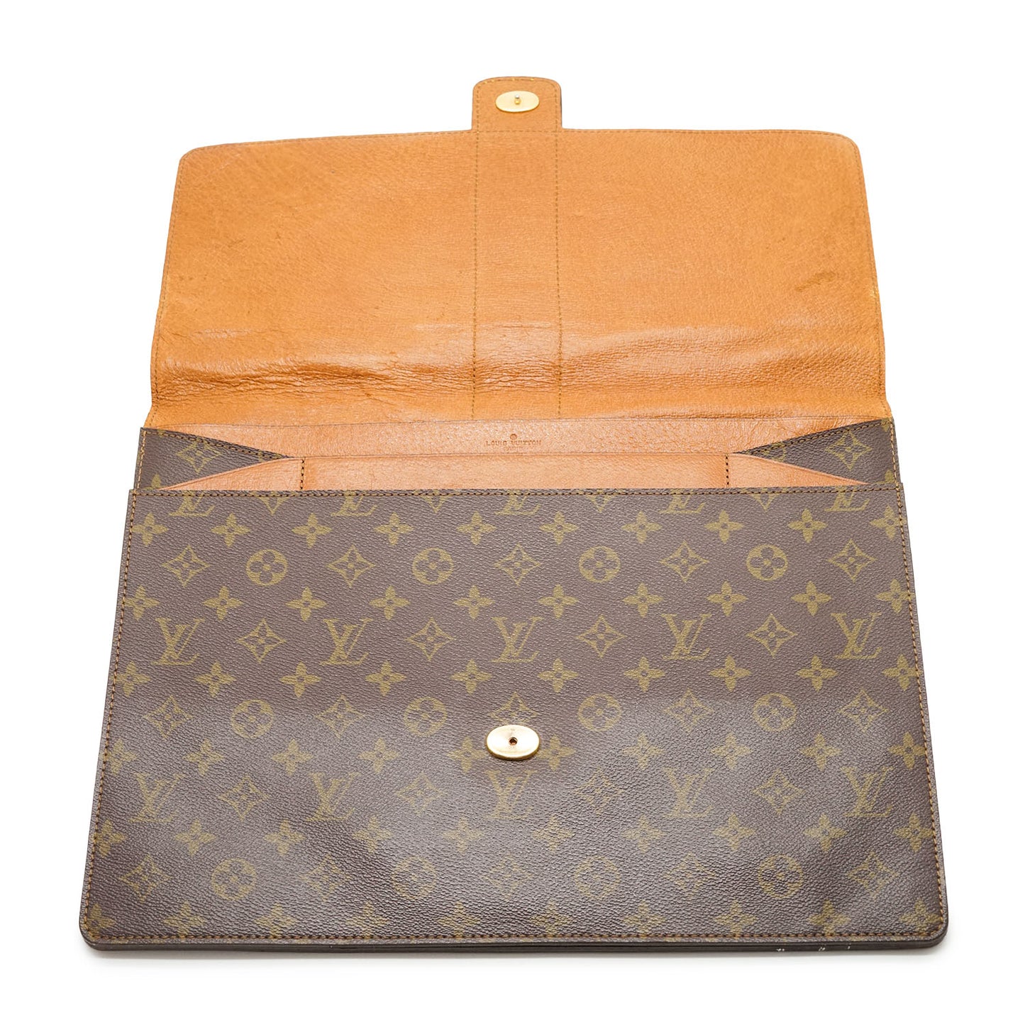 Monogram Lena Portfolio Clutch