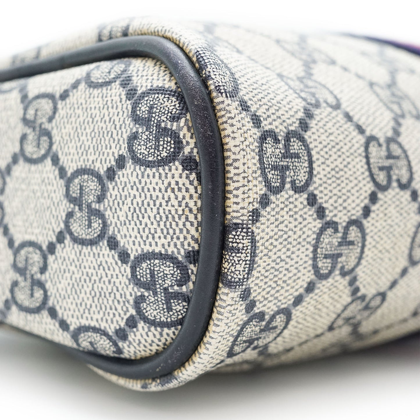 Vintage GG Supreme Coated Canvas Ophidia Clutch