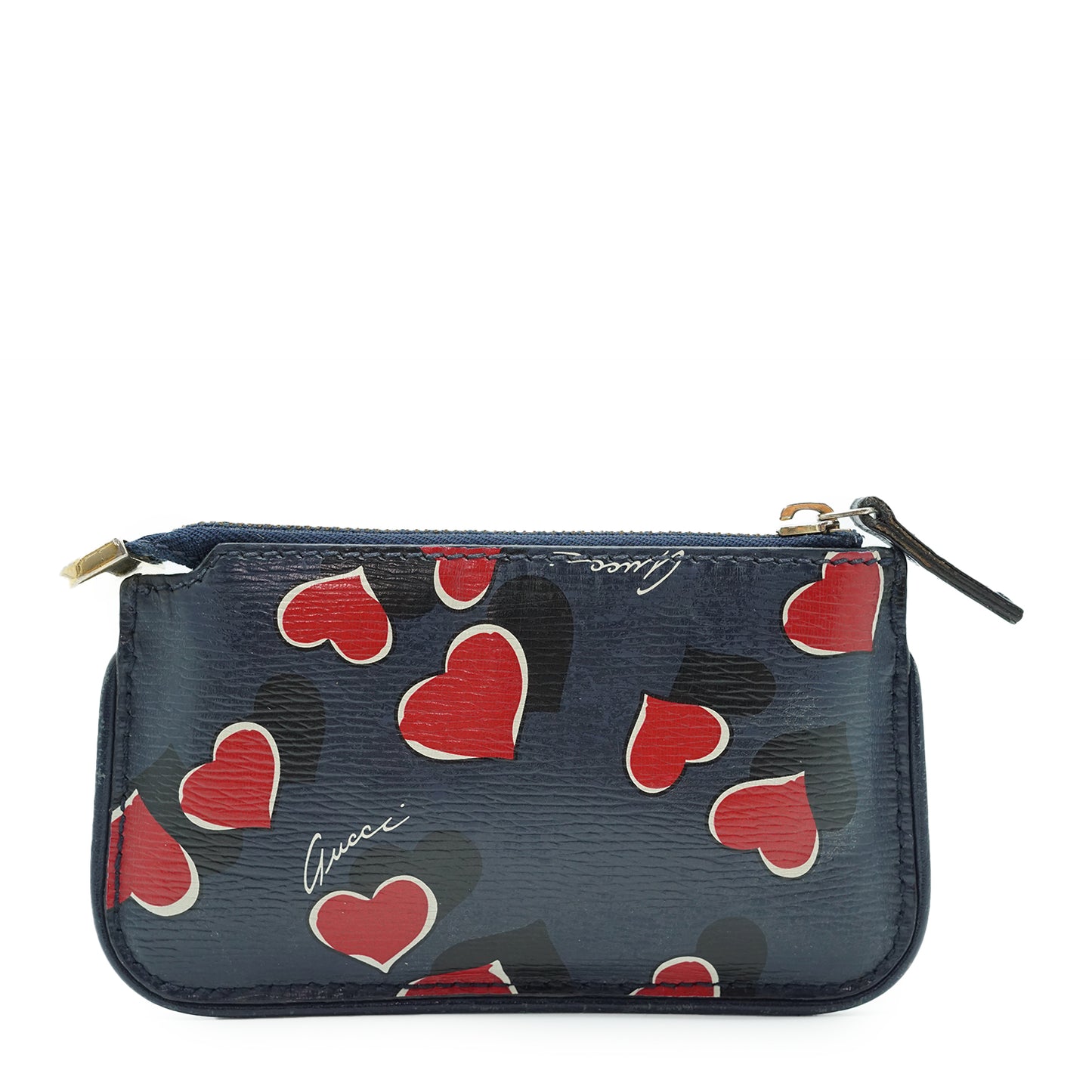 Interlocking G Heart Coin Case