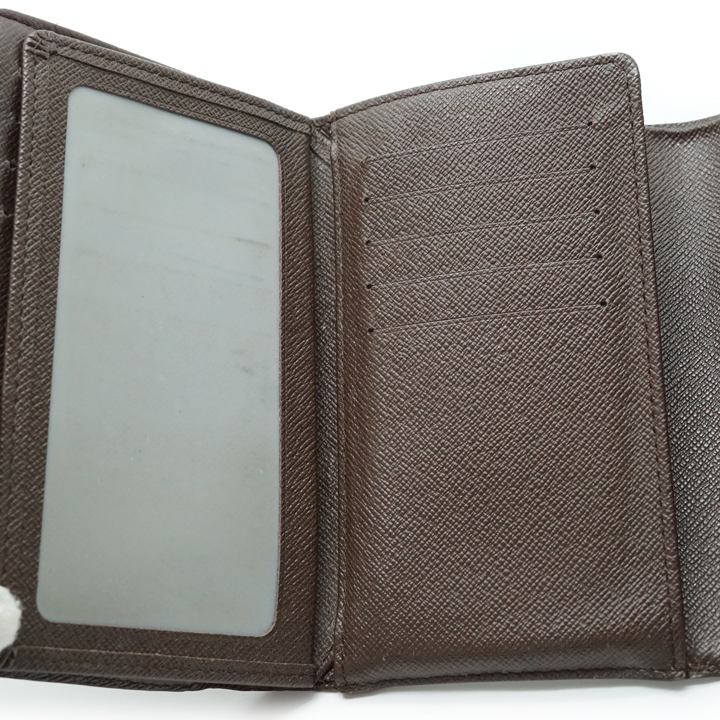 Damier Ebene Porte Tresor Etui Papiers Trifold Wallet