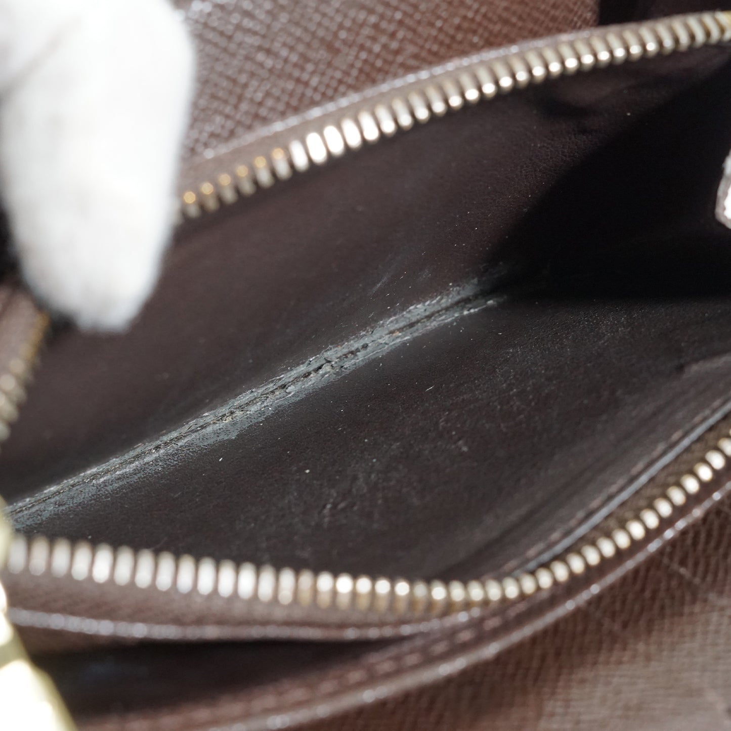 Damier Ebene Porte Tresor Etui Papiers Trifold Wallet