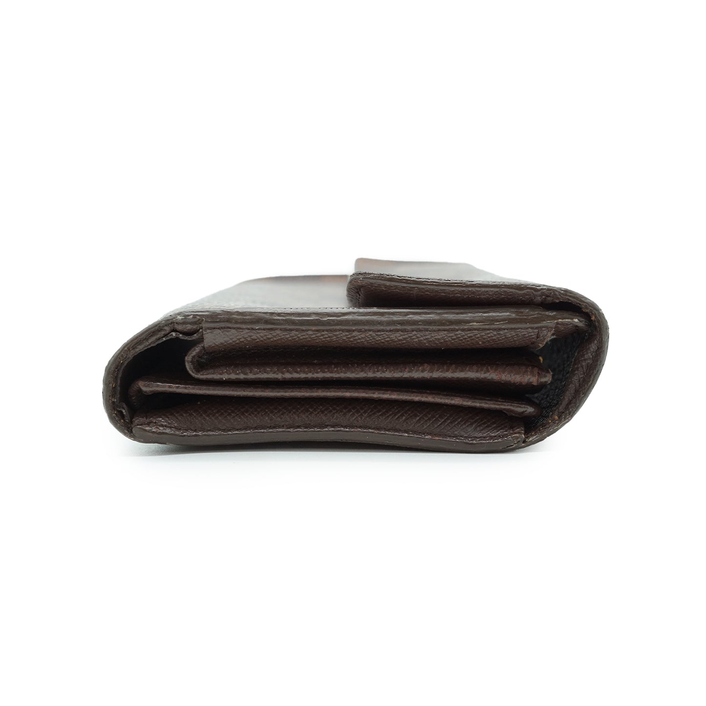 Damier Ebene Porte Tresor Etui Papiers Trifold Wallet