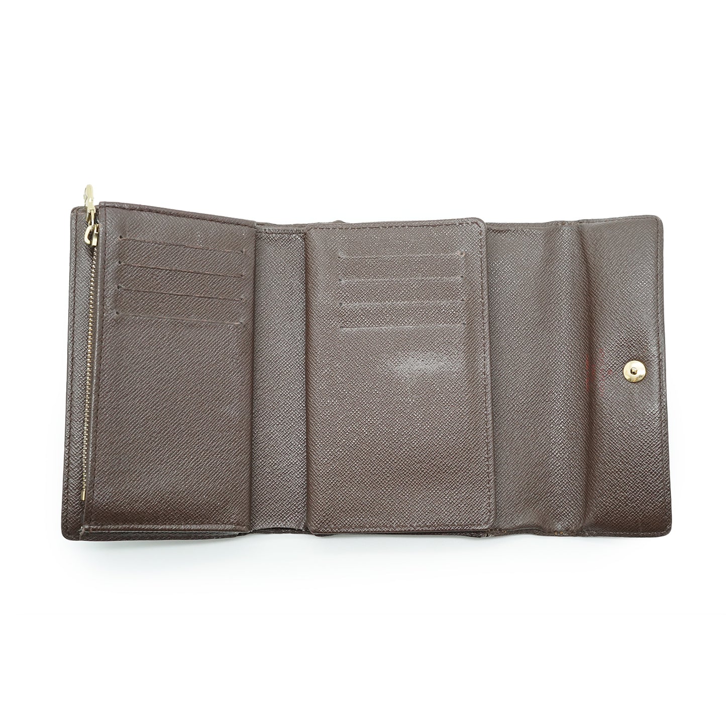 Damier Ebene Porte Tresor Etui Papiers Trifold Wallet