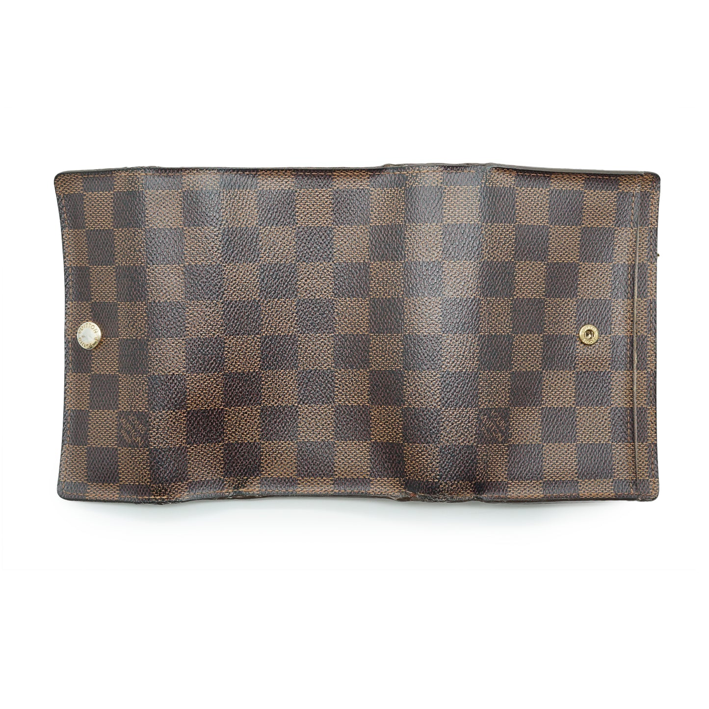 Damier Ebene Porte Tresor Etui Papiers Trifold Wallet