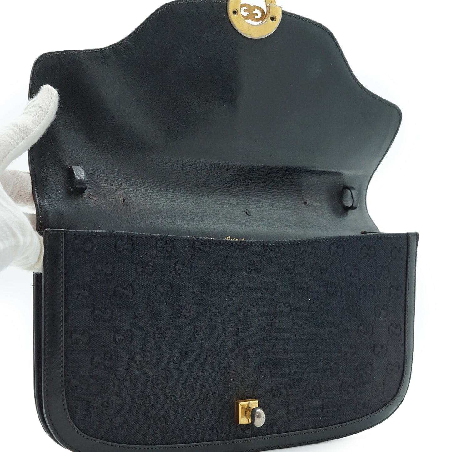 Vintage GG Canvas Gucci Boutique Edition Clutch