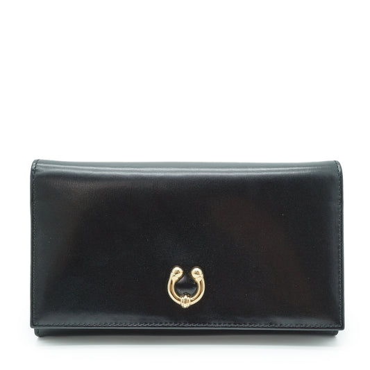 Horsebit Detail Long Wallet
