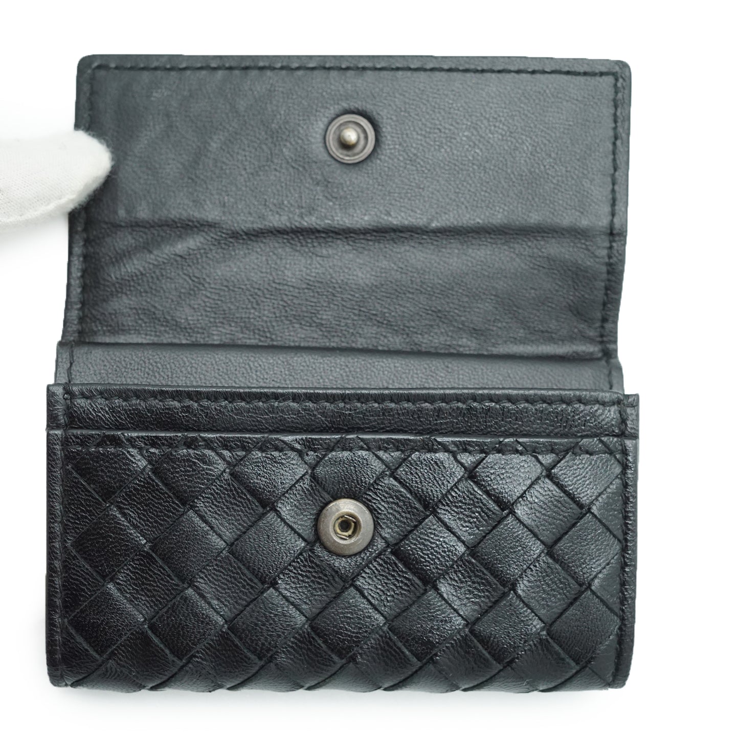 Intrecciato Mini Coin Case Wallet