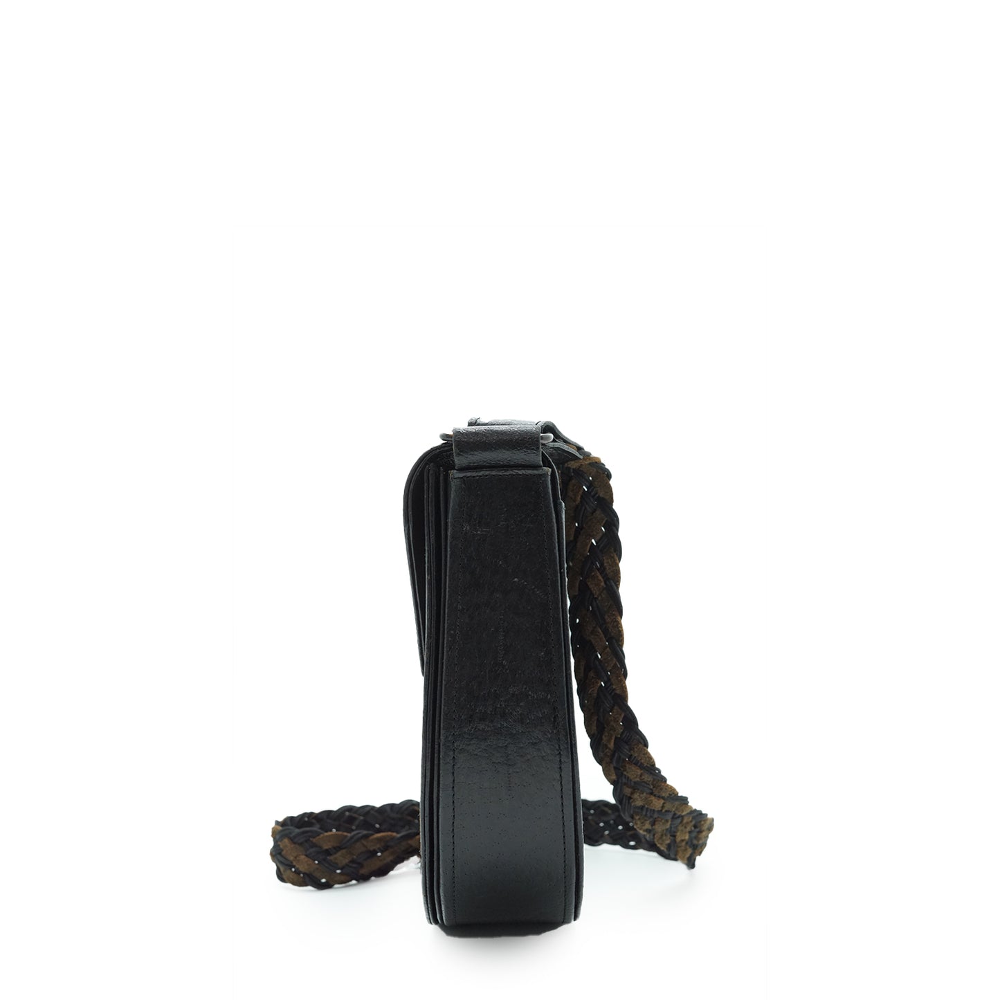 Vintage Y-Detail Rounded Shoulder Bag