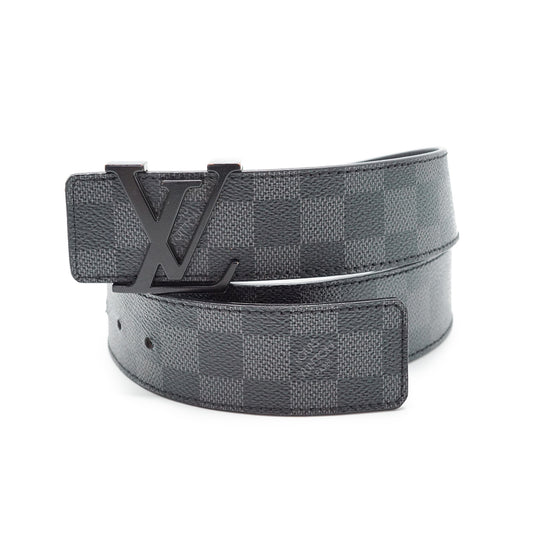Damier Graphite LV Buckle Men Belt 95/38