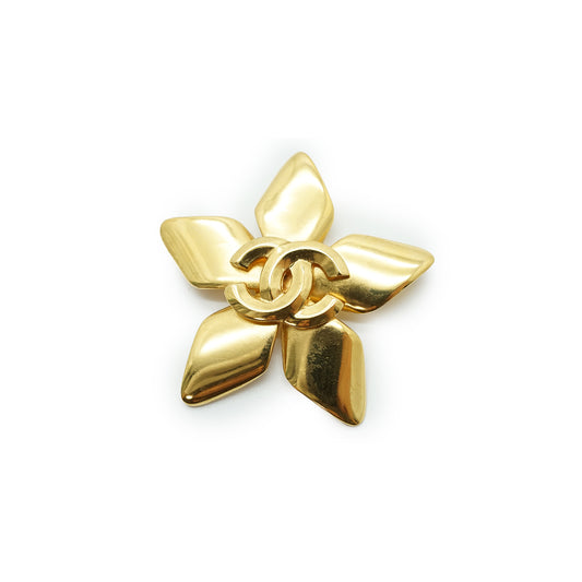CC Logo Flower Brooch GP
