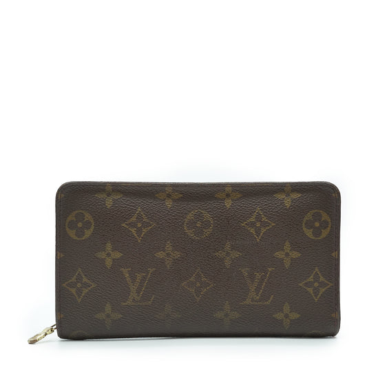 Monogram Porte Monnaie Zip Round Long Wallet