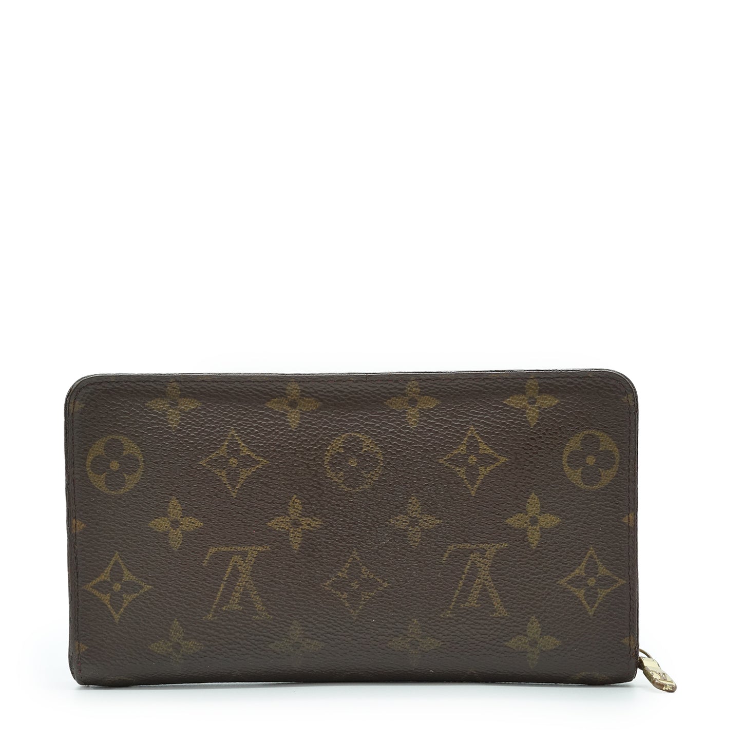 Monogram Porte Monnaie Zip Round Long Wallet