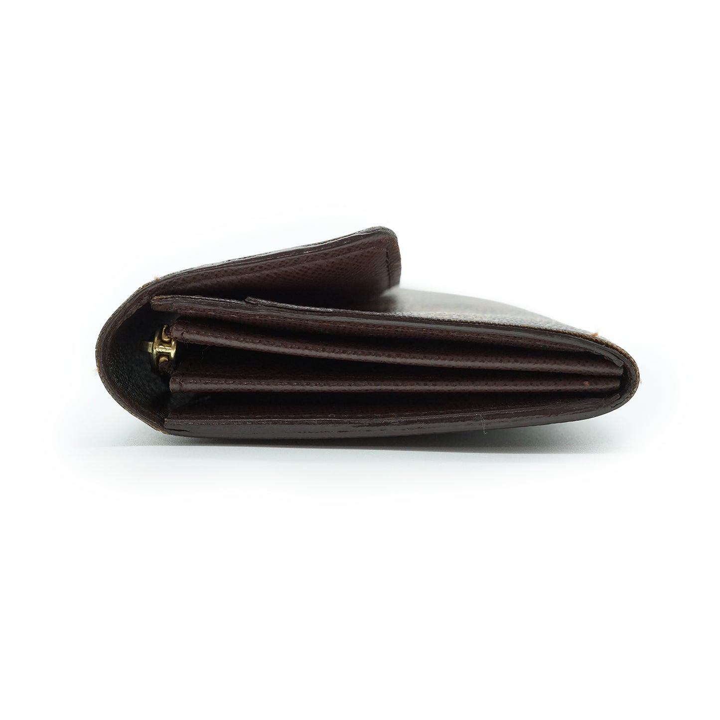 Damier Ebene Porte Monnaie Carte Credit Long Wallet