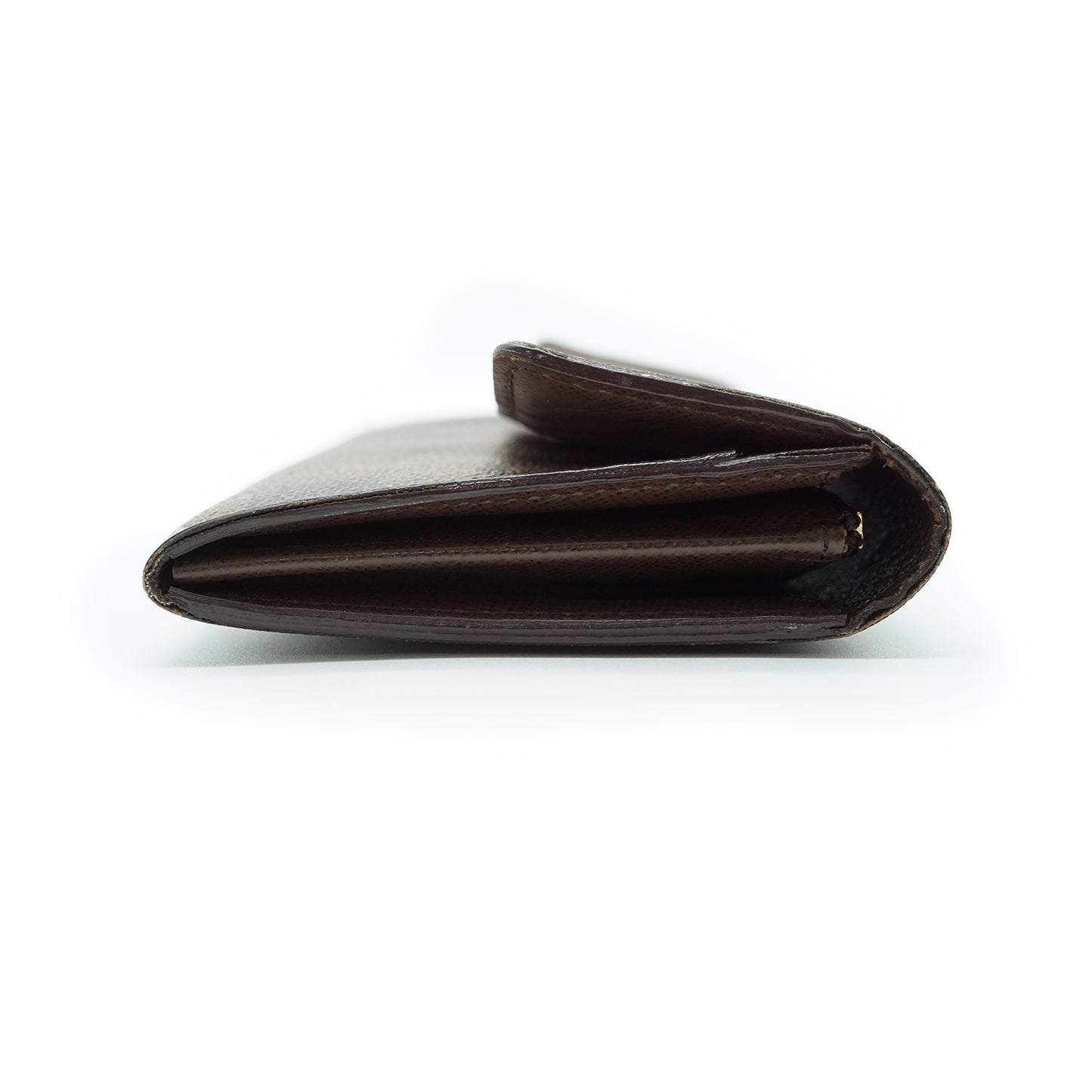 Damier Ebene Porte Monnaie Carte Credit Long Wallet