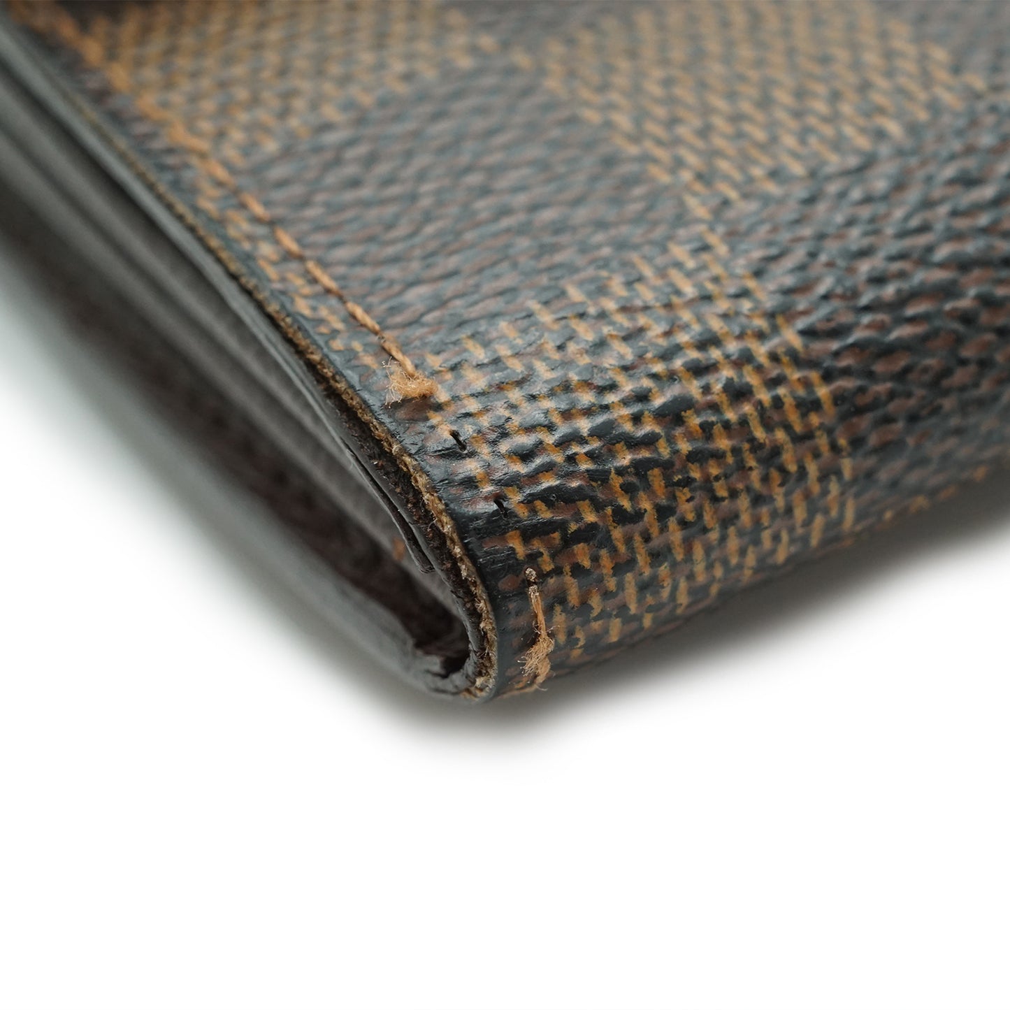 Damier Ebene Porte Monnaie Carte Credit Long Wallet