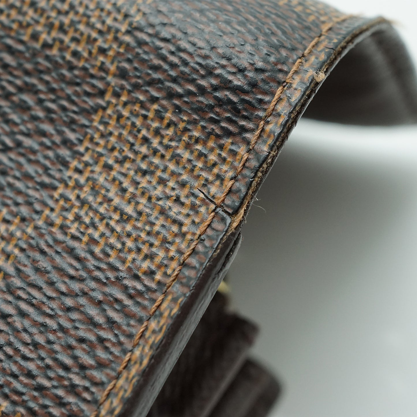 Damier Ebene Porte Monnaie Carte Credit Long Wallet