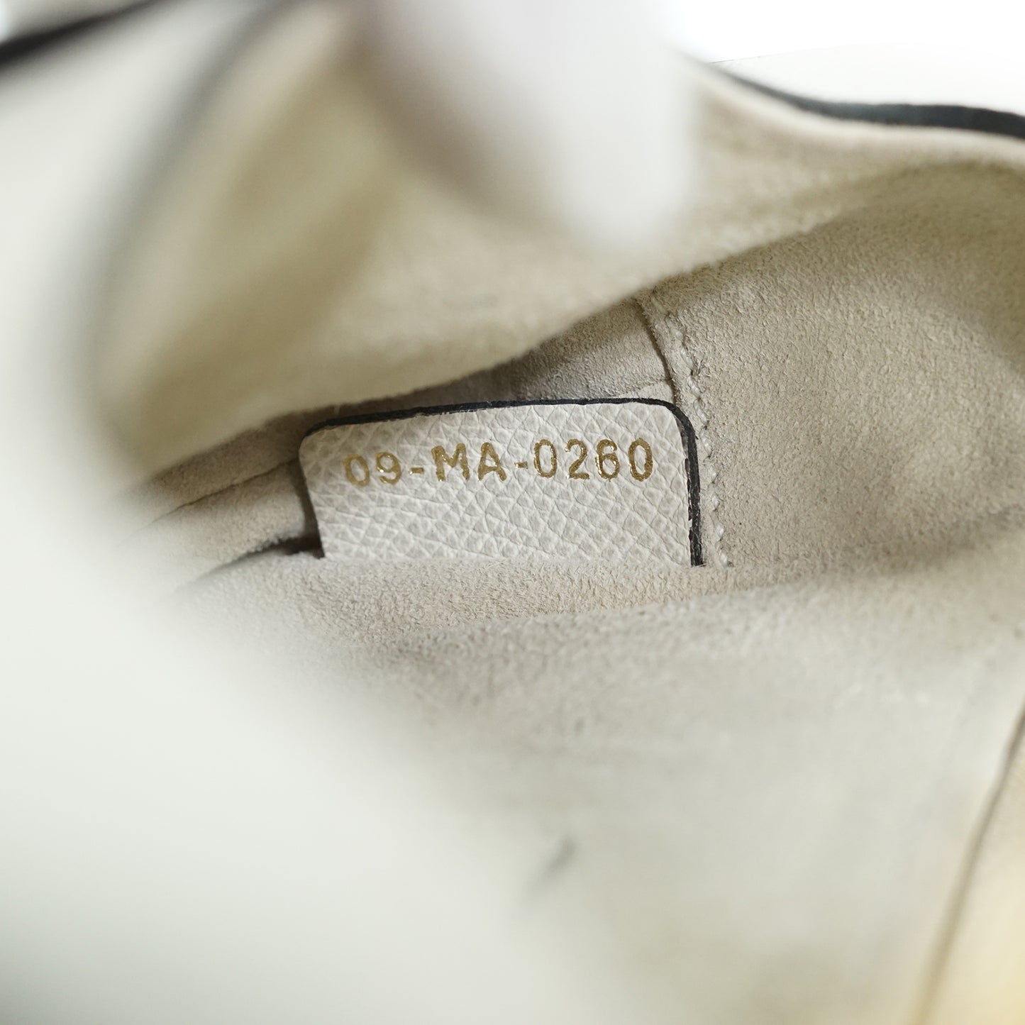 Grained Calfskin Mini Saddle Bag