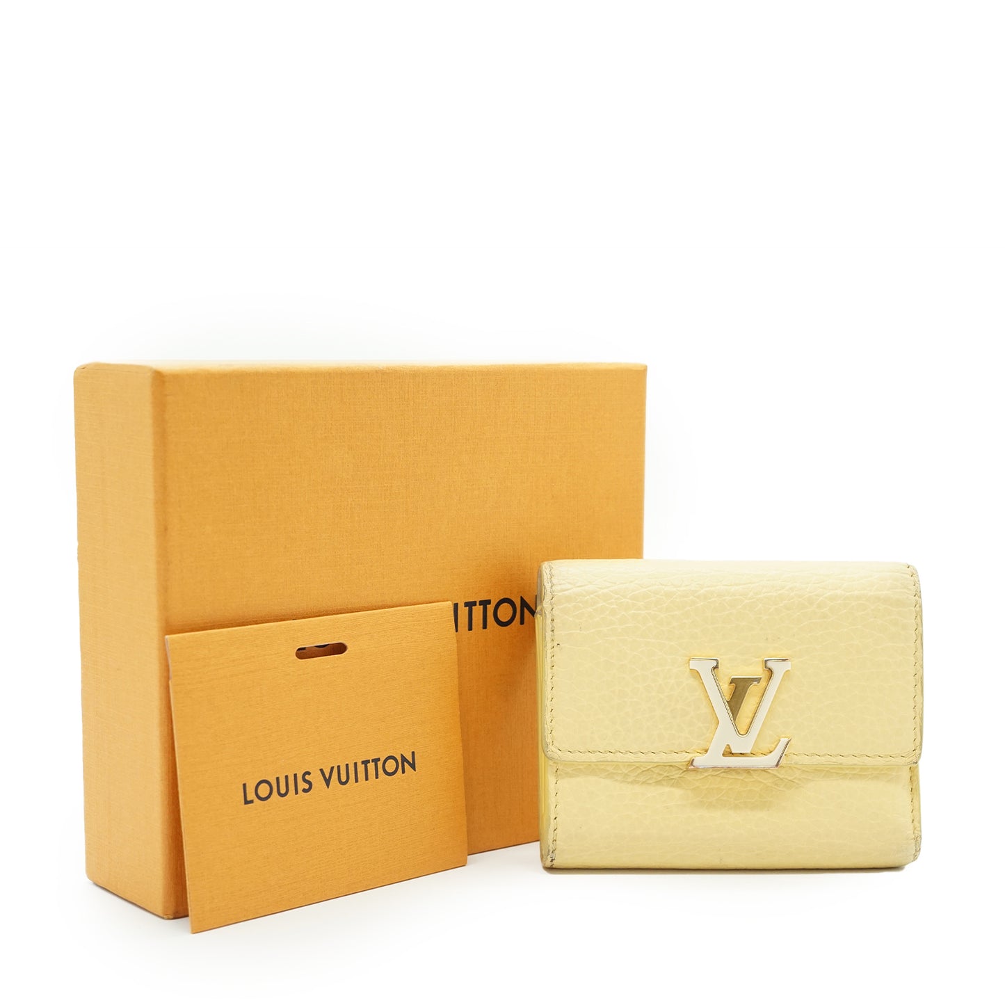Capucines XS Sun Beam Taurillon Leather Trifold Wallet JP Limited Edition