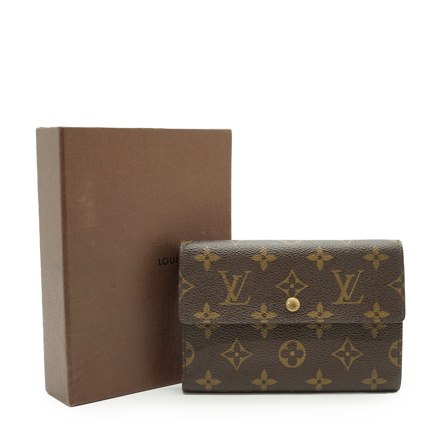Monogram Porte Tresor Etui Chequier Trifold Wallet