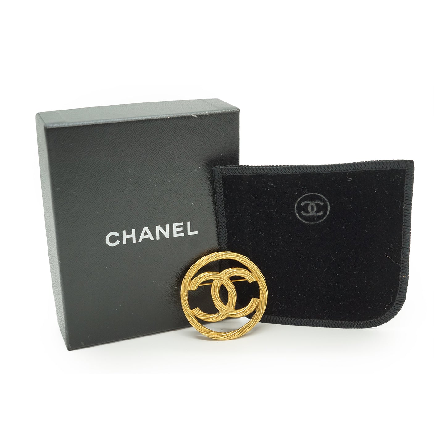 CC Twisted Cut-out Brooch