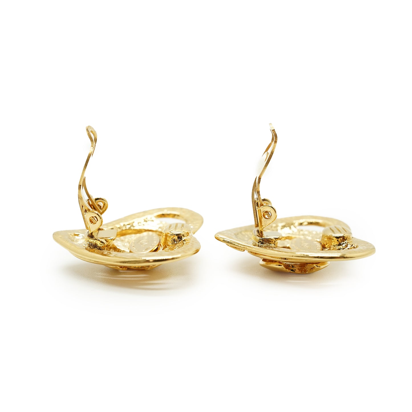 CC Heart-Shaped Clip-on Earrings GP