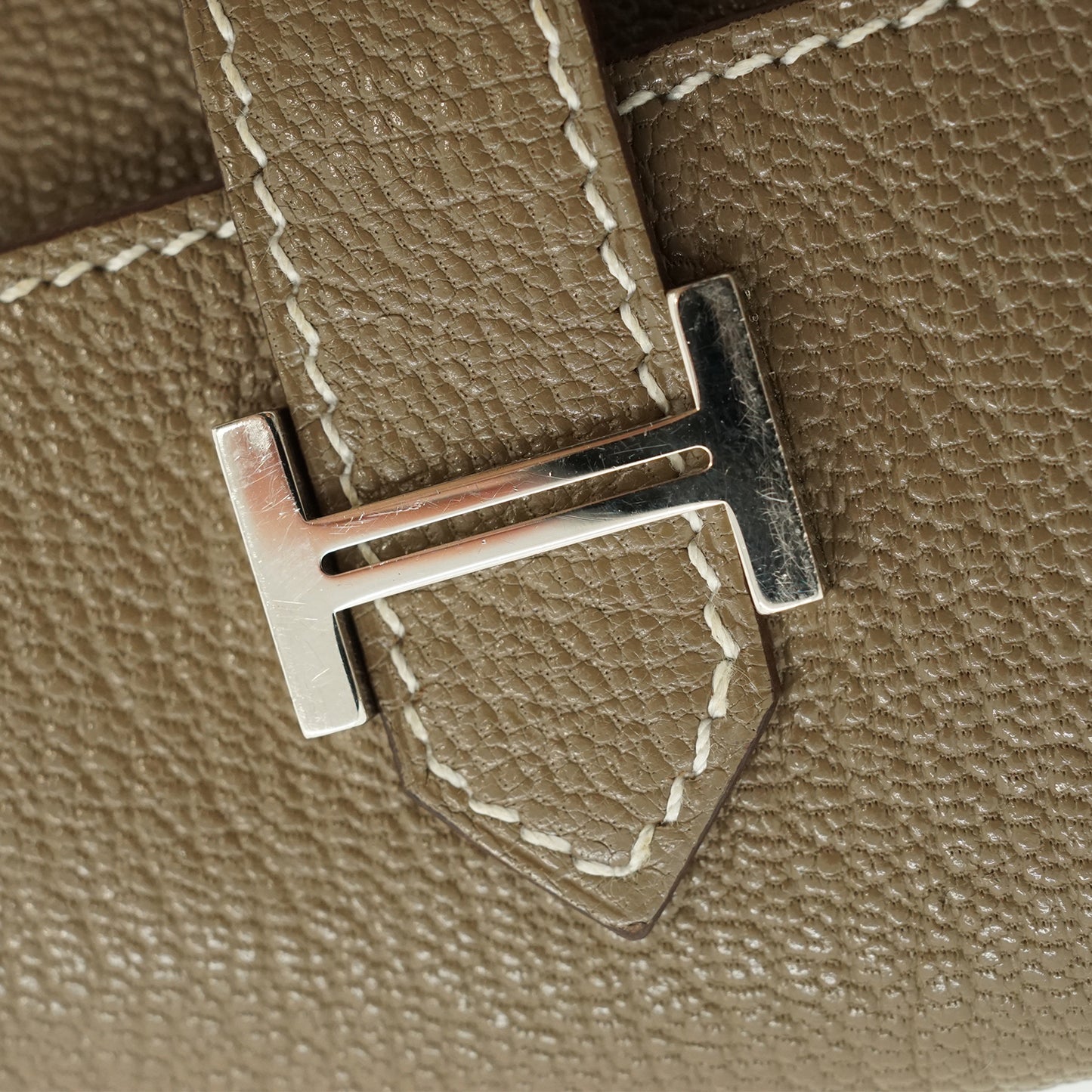 Epsom Etoupe Palladium Bearn 4-row Key Case