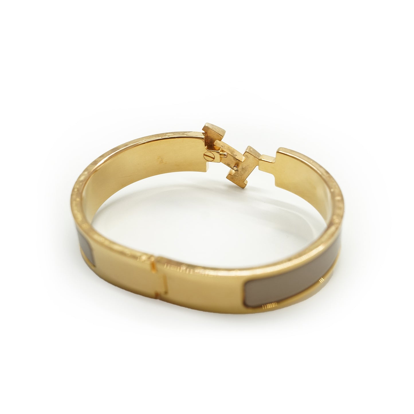 Clic Clac H Bracelet Marron Glace PM