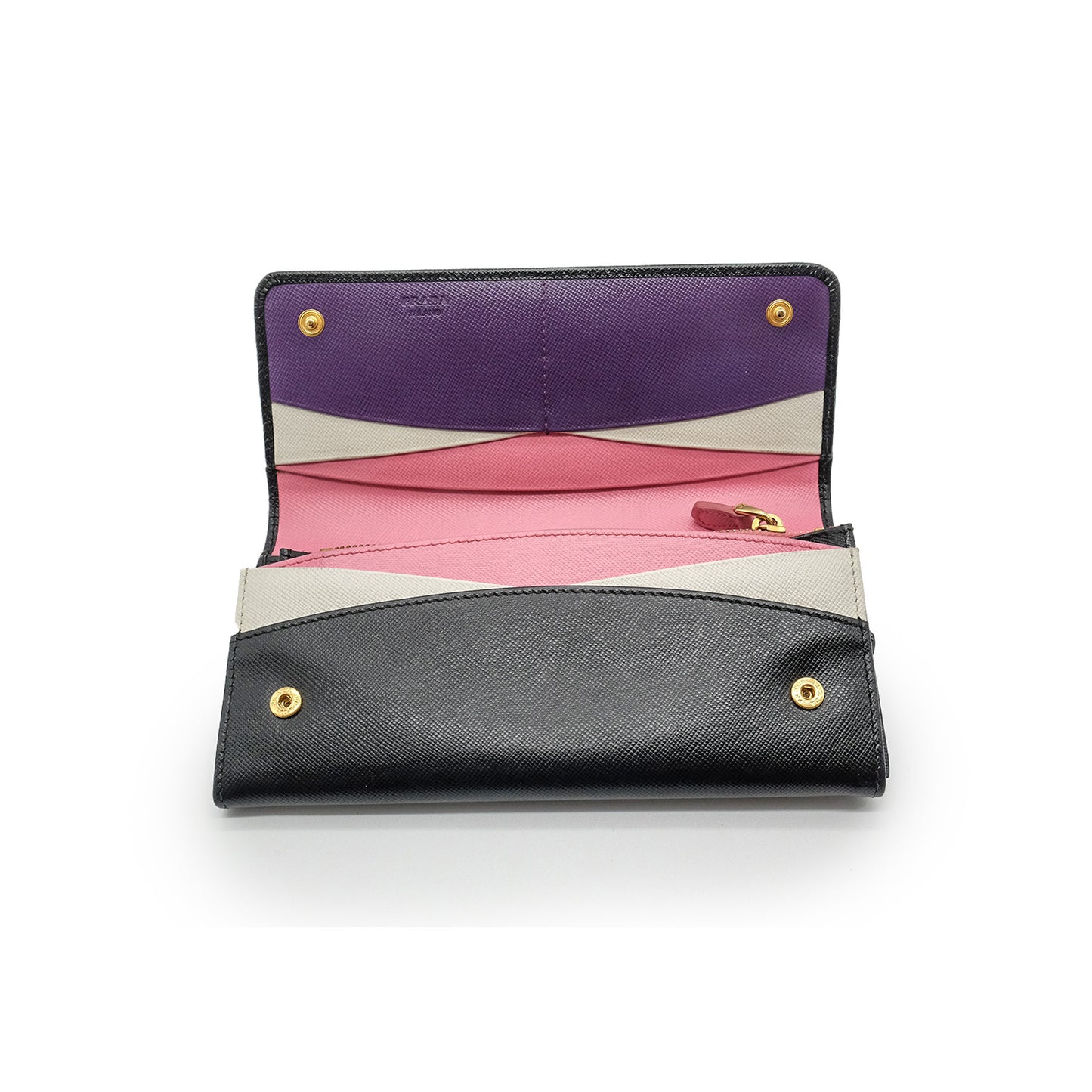 Prada Saffiano Long Wallet
