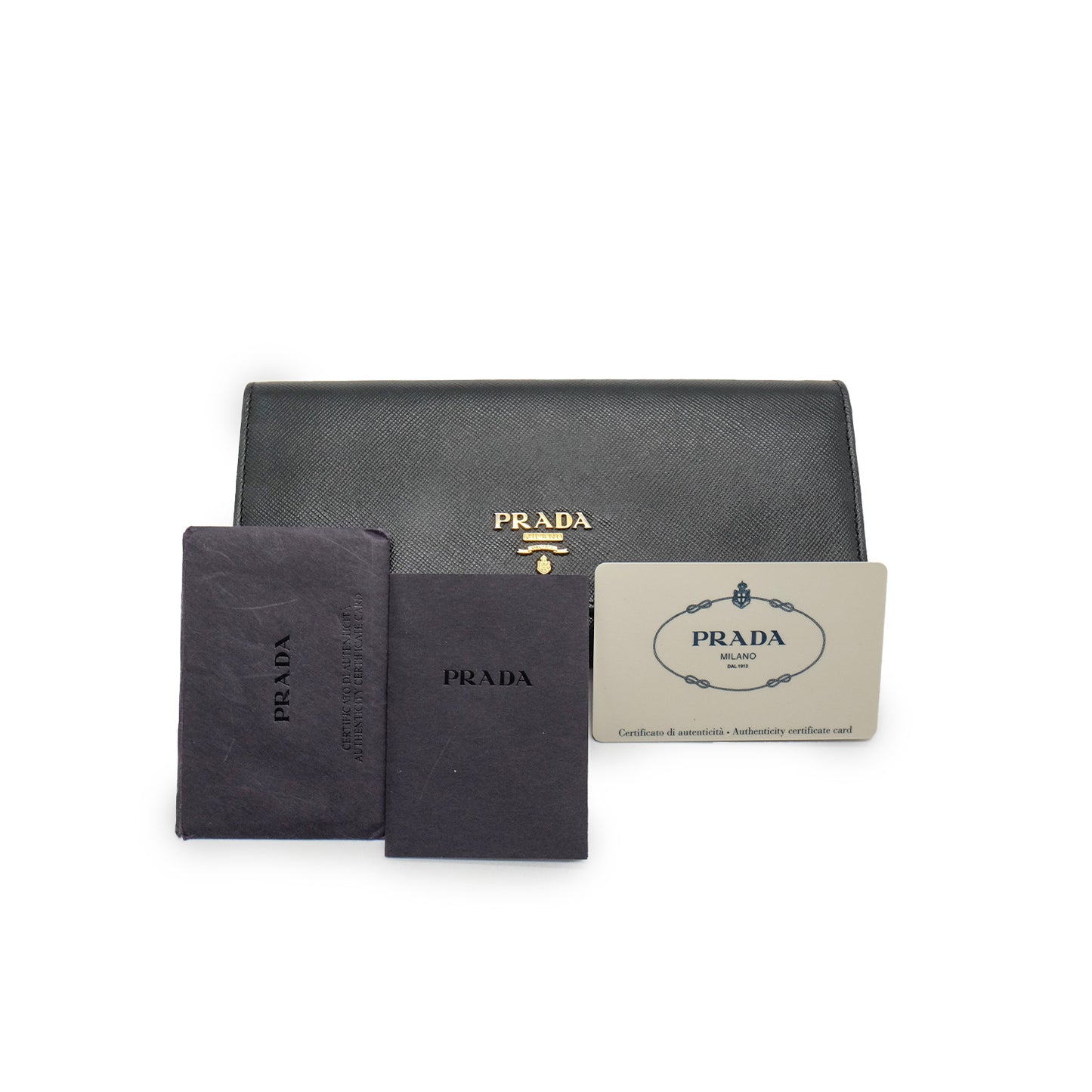Prada Saffiano Long Wallet