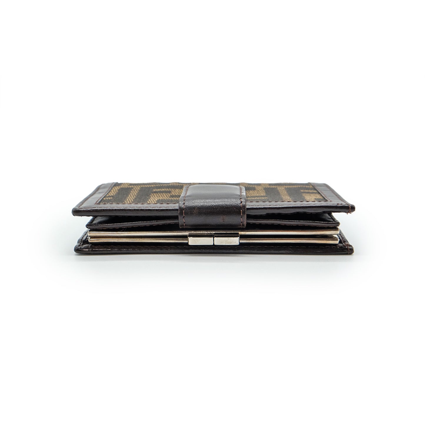 Fendi Zucca Compact Wallet