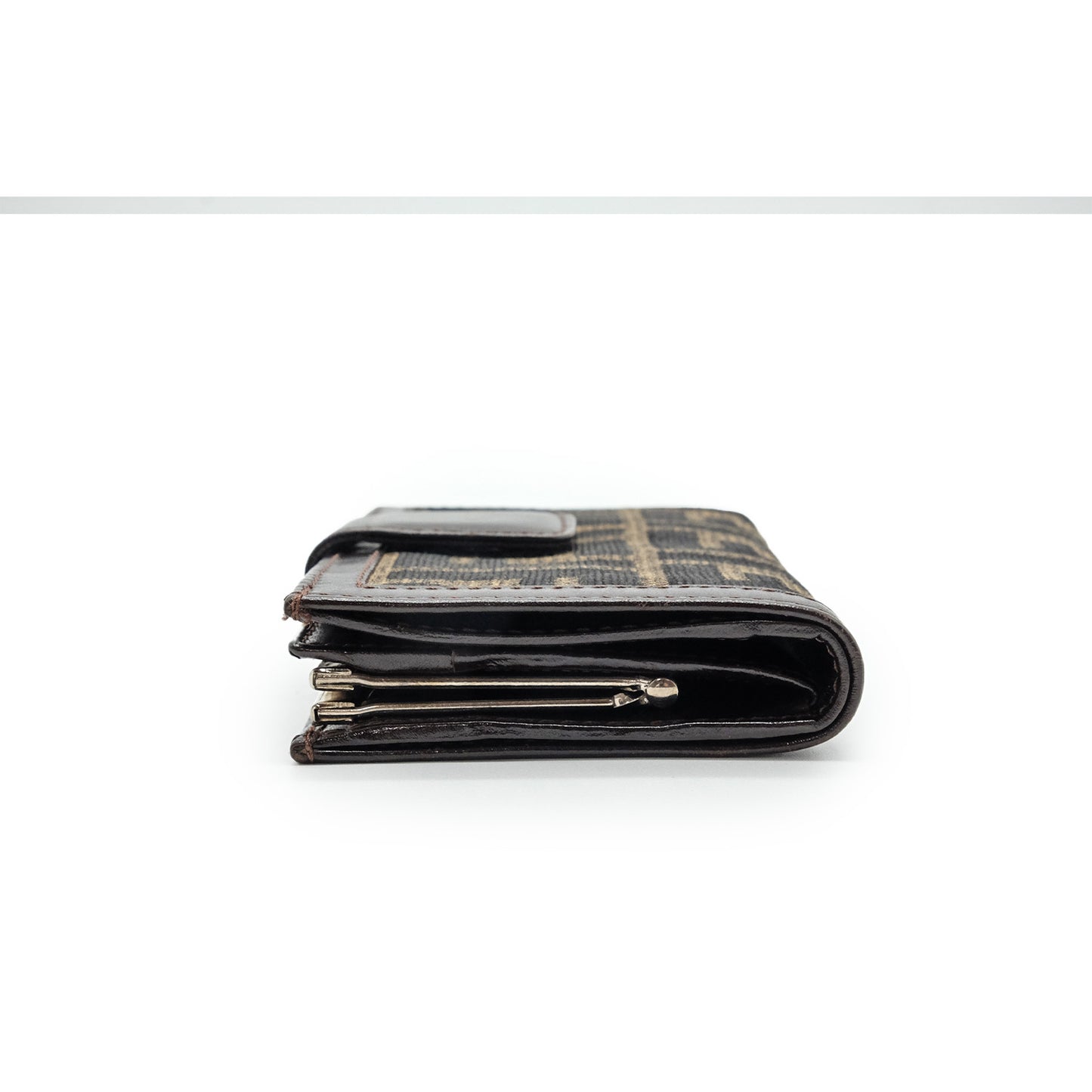 Fendi Zucca Compact Wallet