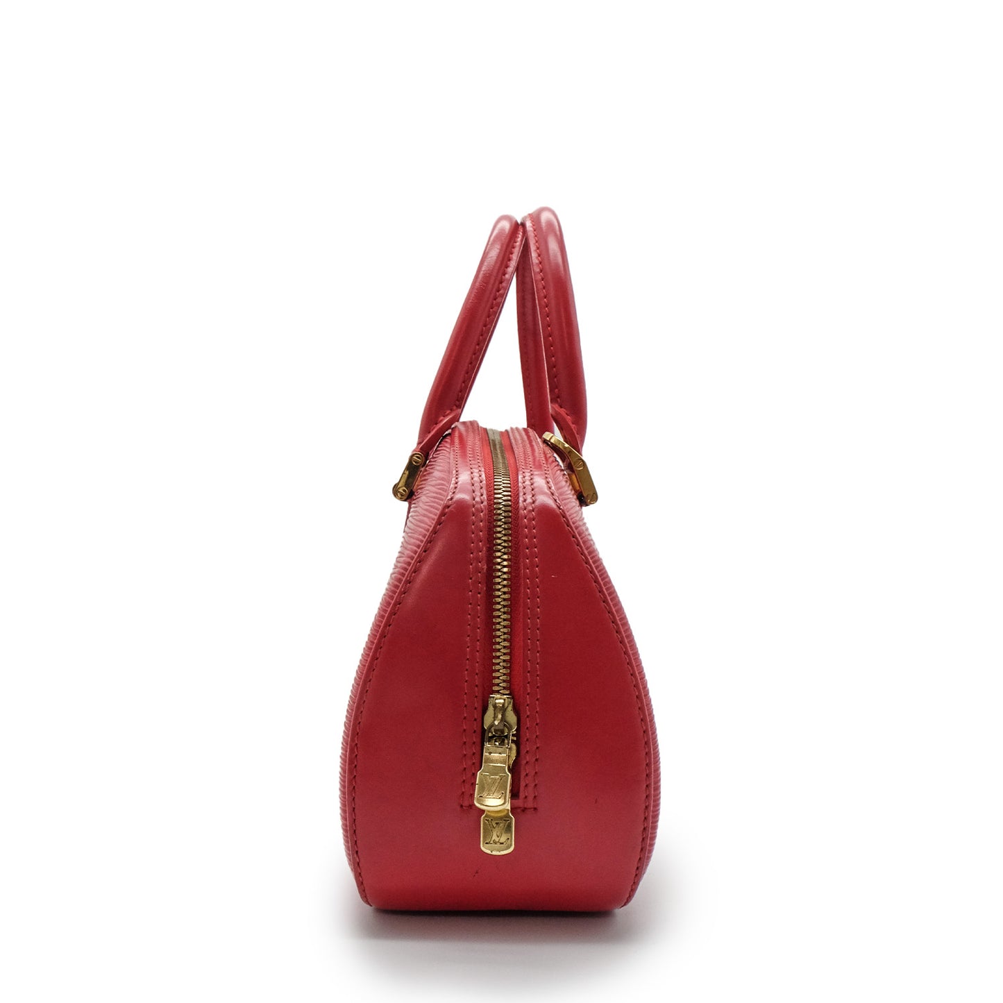 Jasmin Red Epi Top-Handle Bag
