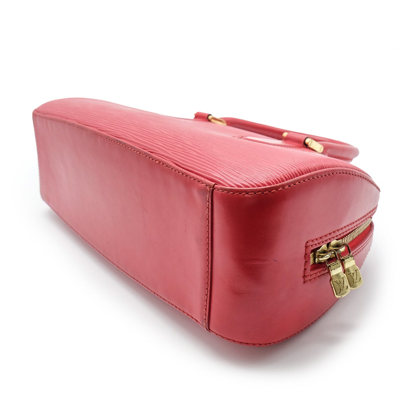 Jasmin Red Epi Top-Handle Bag