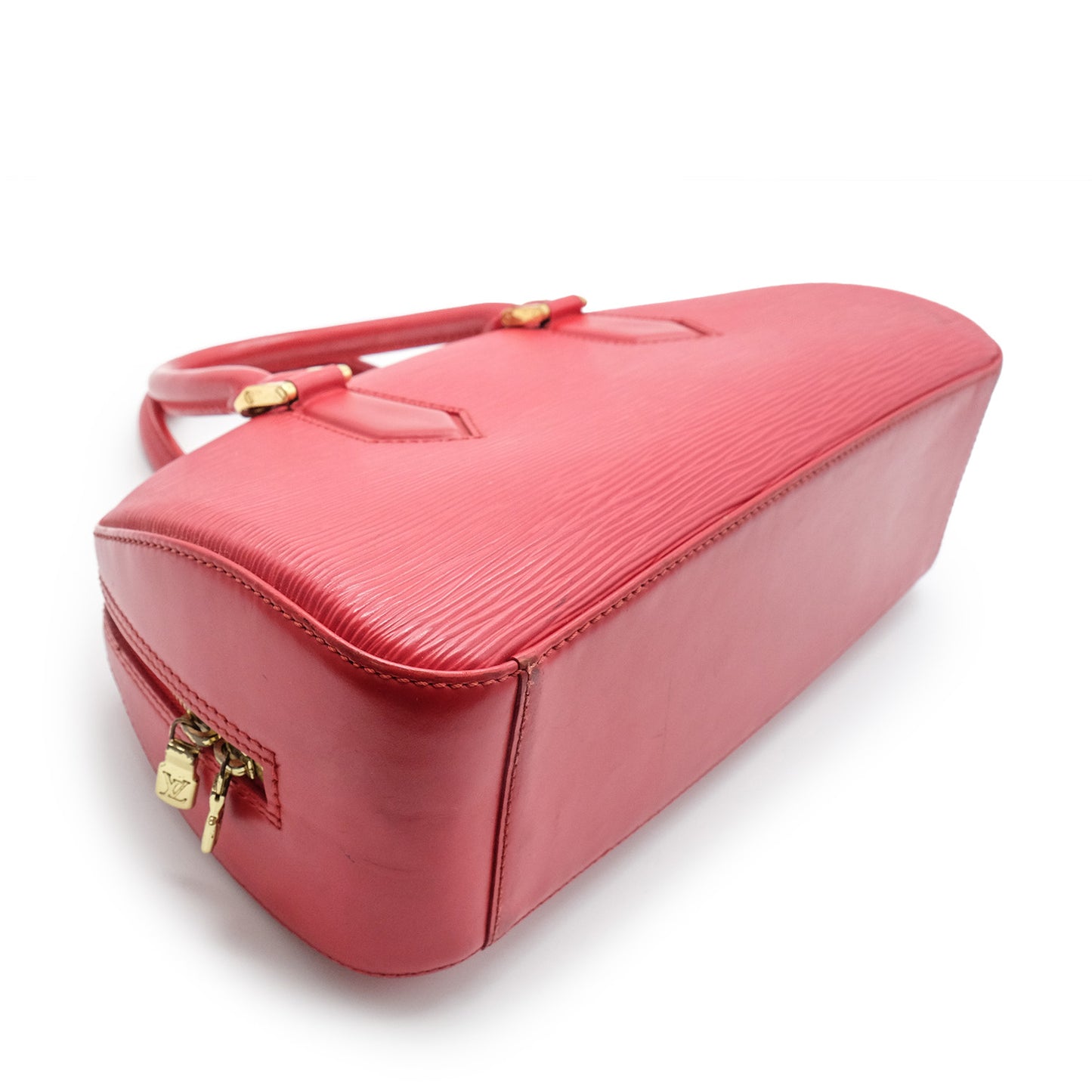 Jasmin Red Epi Top-Handle Bag