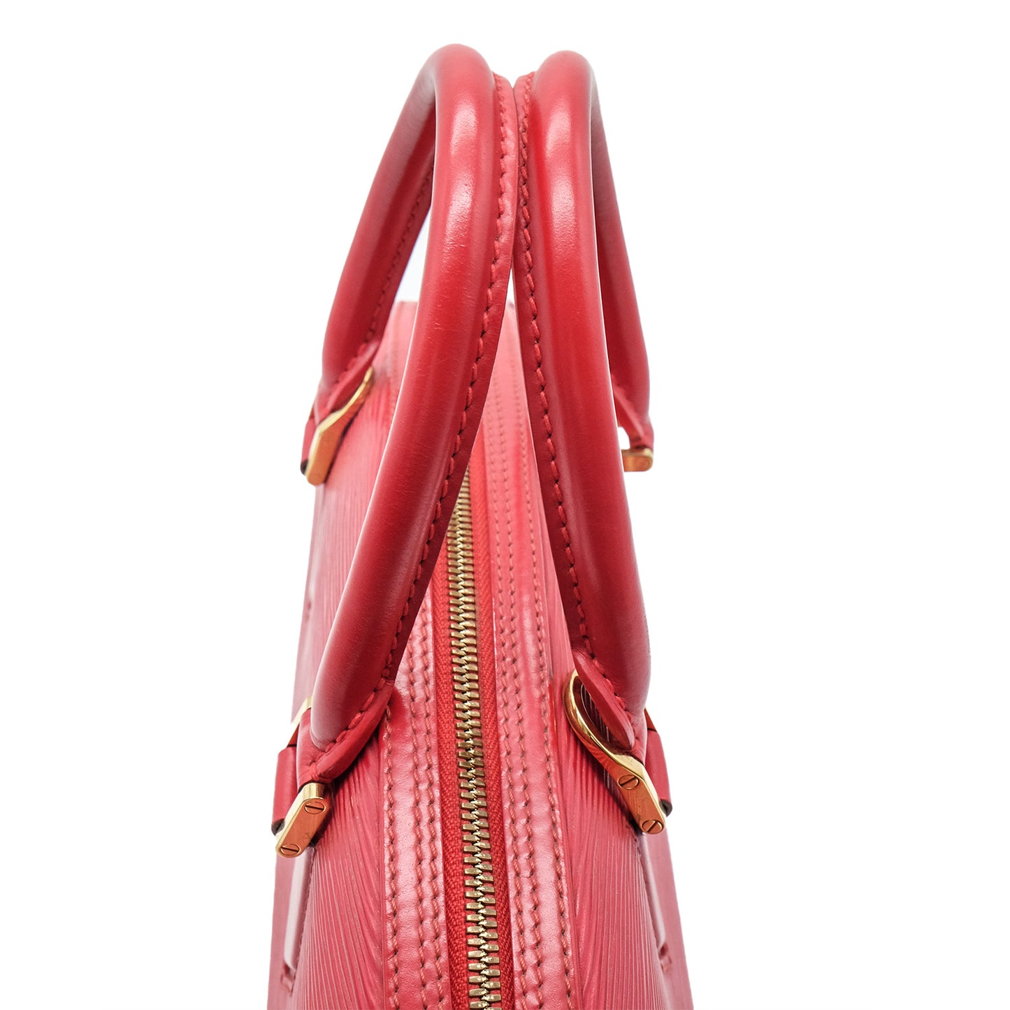 Jasmin Red Epi Top-Handle Bag