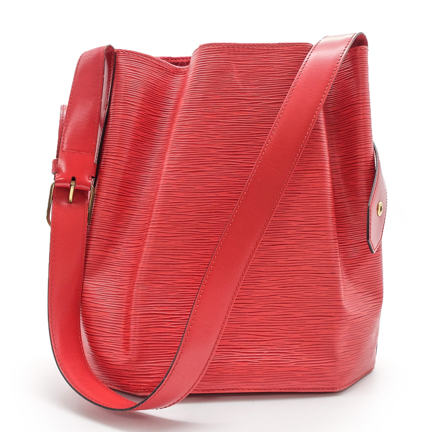 Petit Sac D'epaule Red Epi
