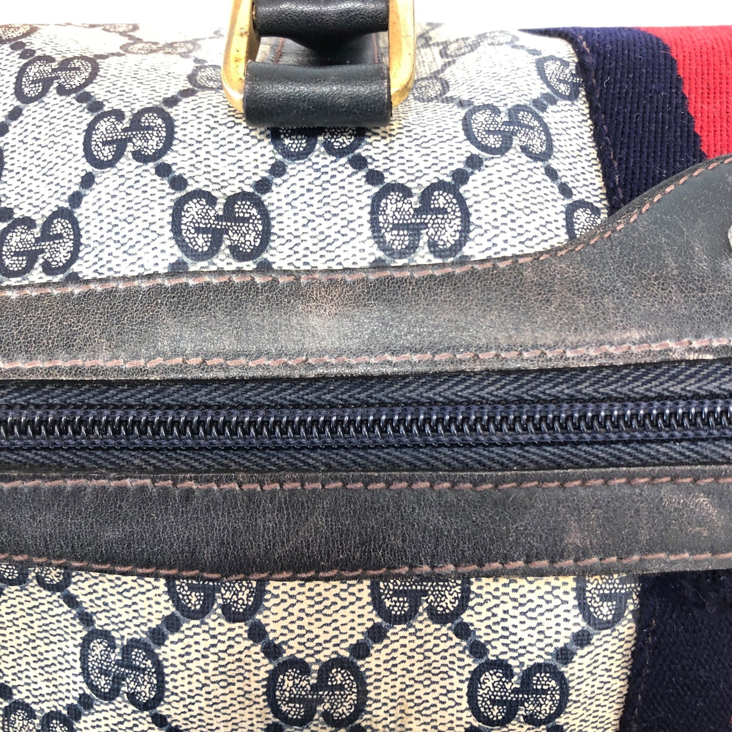 GG Supreme Sherry Boston Bag
