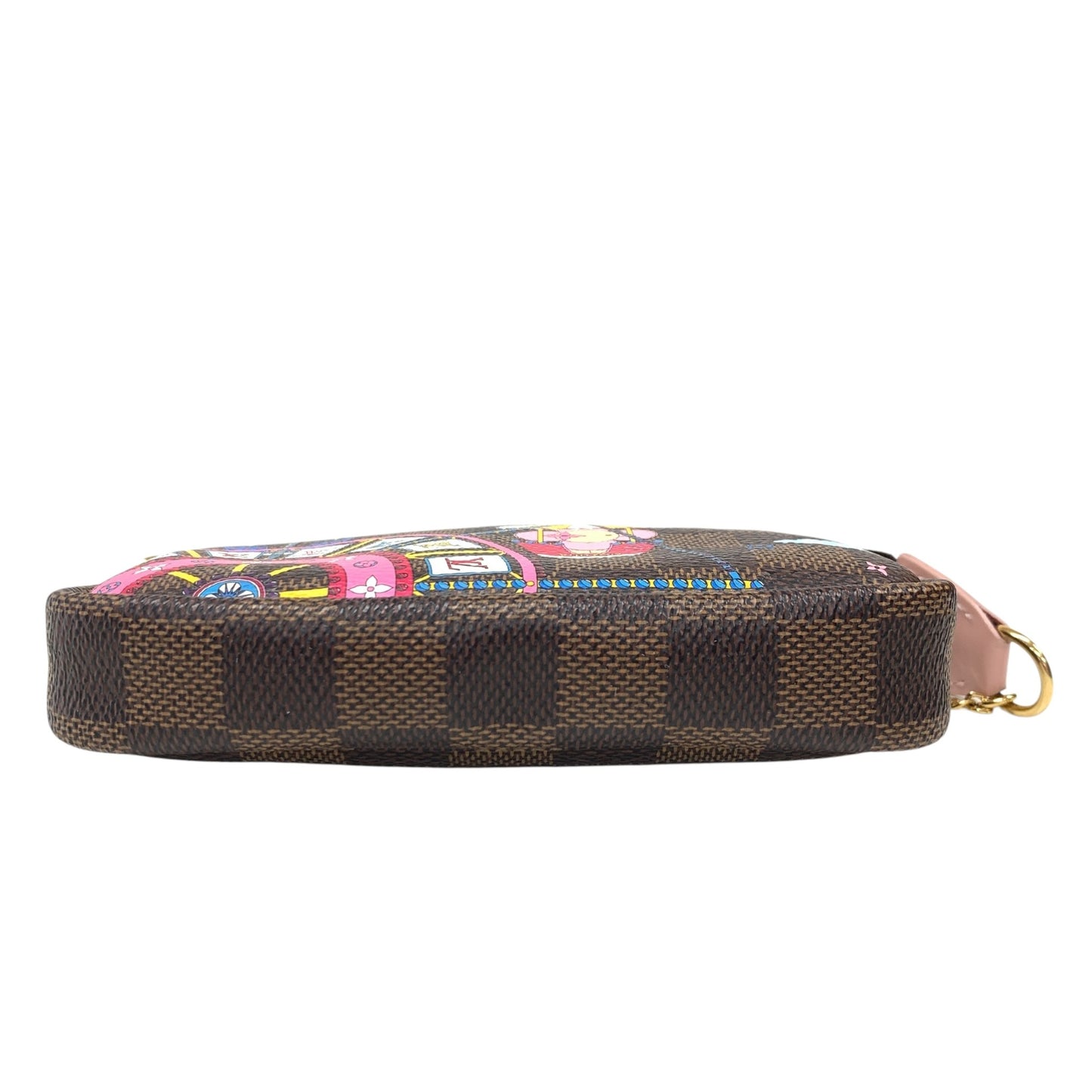 Damier Ebene Illustre Vivienne Mini Chain Pochette Accessoires