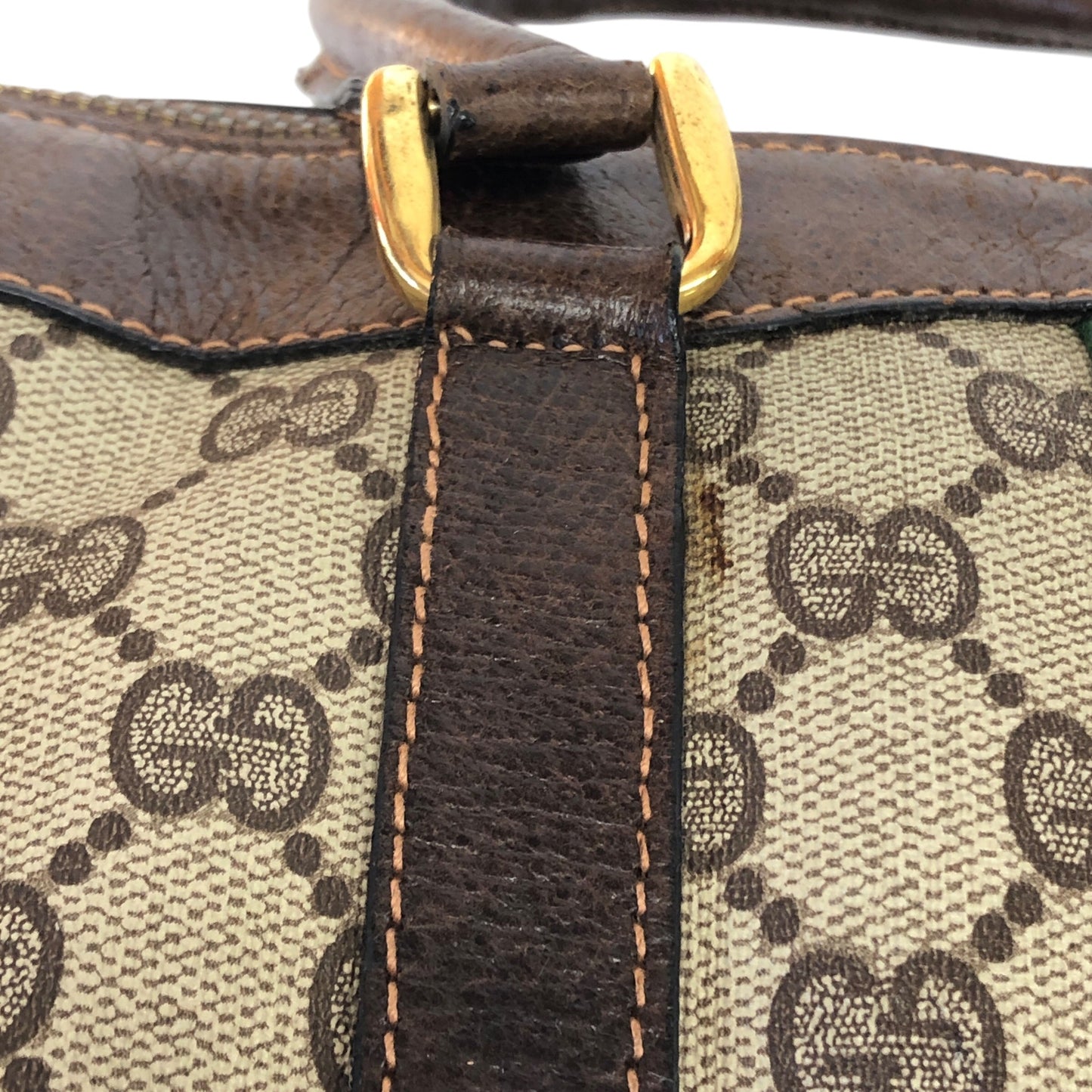 GG Supreme Sherry Boston Bag