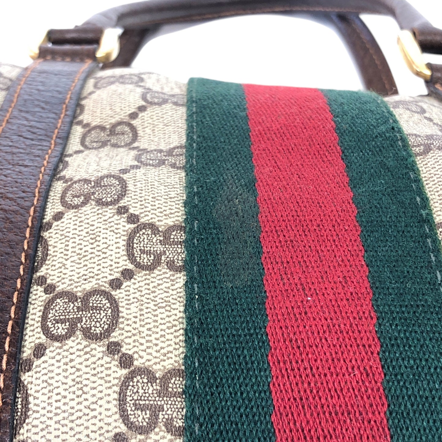 GG Supreme Sherry Boston Bag