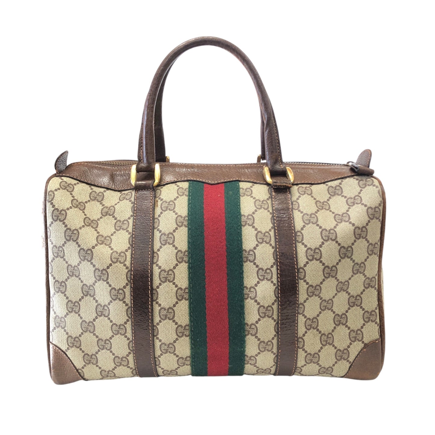 GG Supreme Sherry Boston Bag