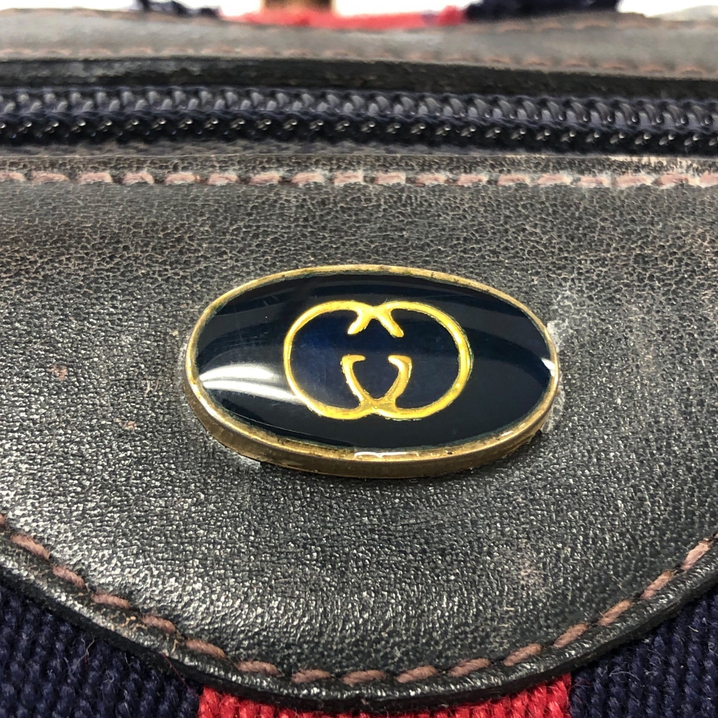 GG Supreme Sherry Boston Bag