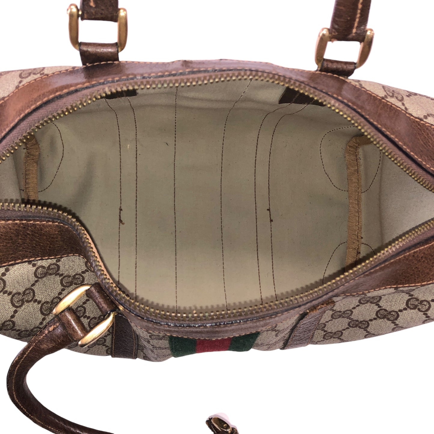 GG Supreme Sherry Boston Bag